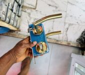 Separate locks door lock