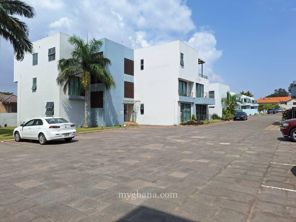 Furnished three bedroom townhouse to let at East Airport, Accra