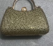 Rhinestone ladies clutch bag