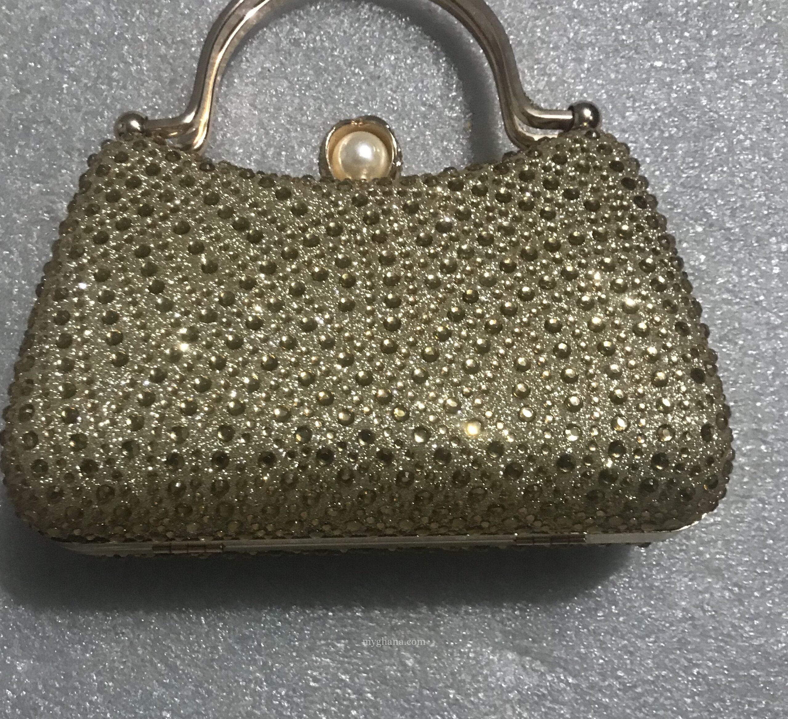 Rhinestone ladies clutch bag