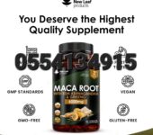 New Leaf Maca Root Capsules with KSM Ashwagandha and Ginseng