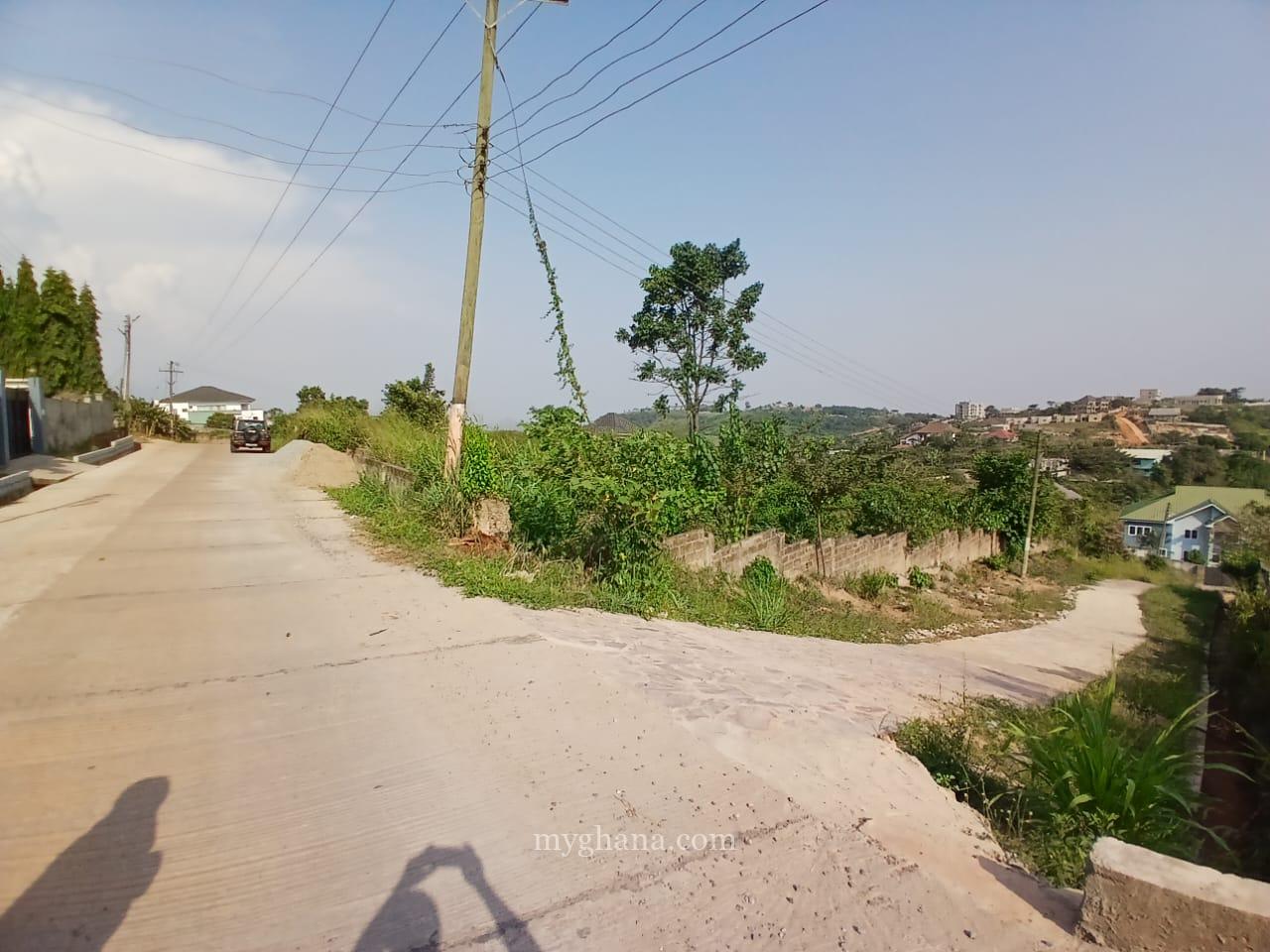 A residential One Acre land for sale at Aburi