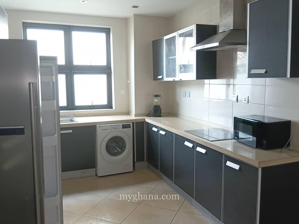 Furnished three bedroom townhouse to let at East Airport, Accra