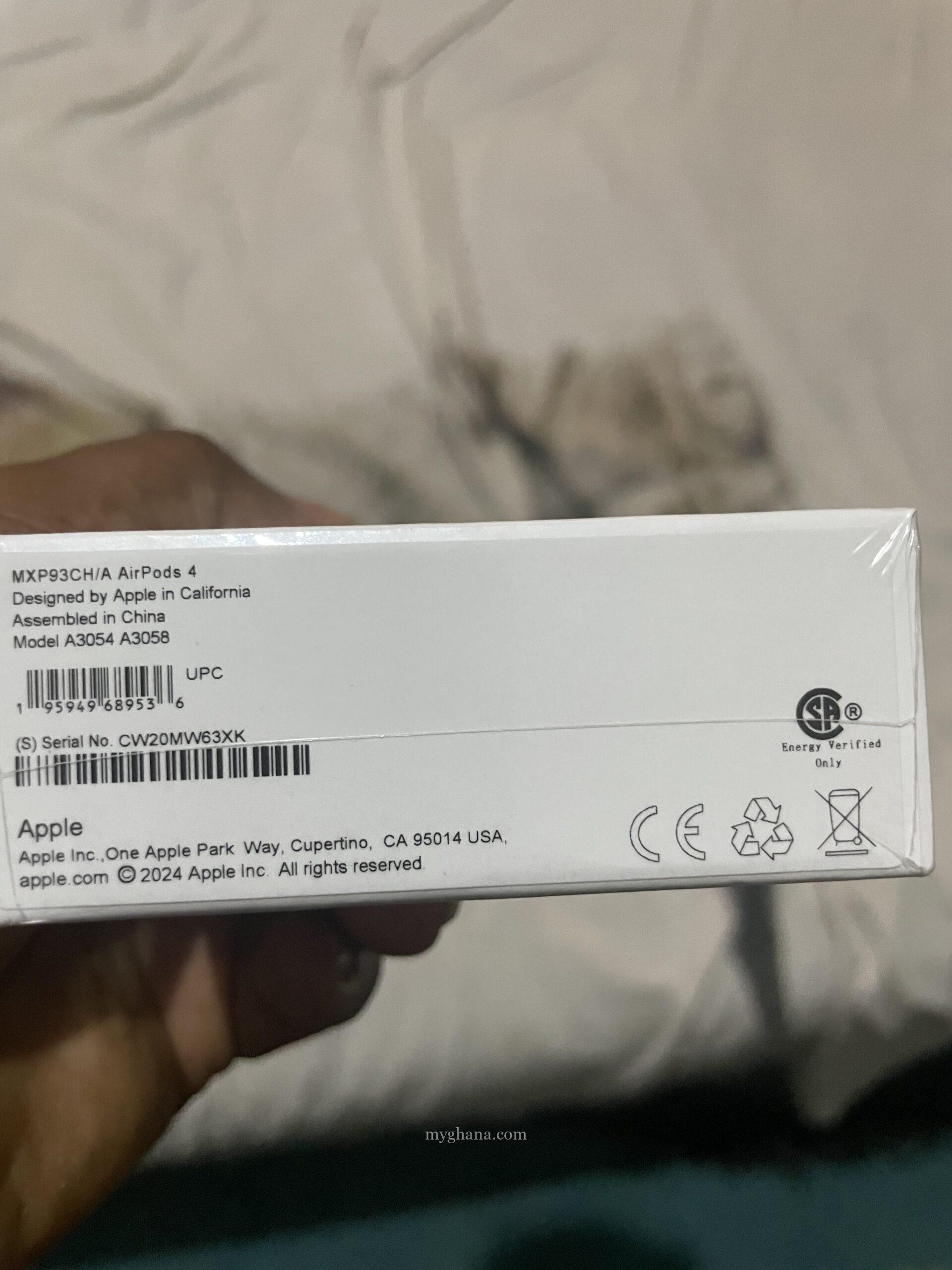 AirPods 4 with active noise cancellation..