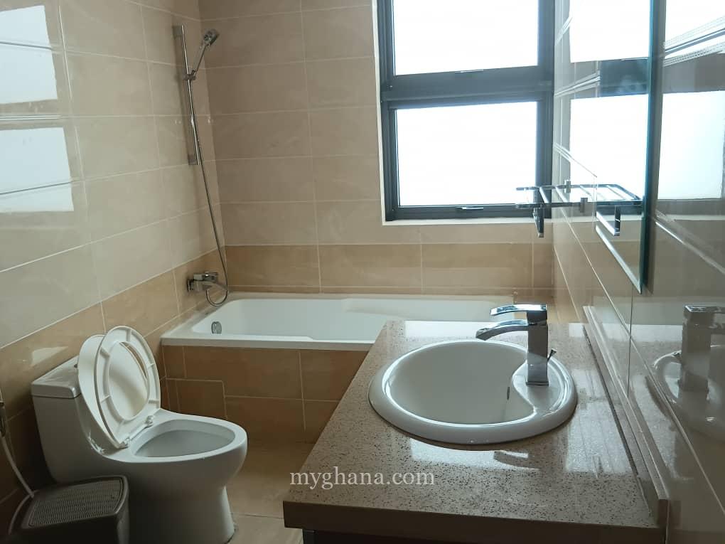 Furnished three bedroom townhouse to let at East Airport, Accra