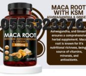 New Leaf Maca Root Capsules with KSM Ashwagandha and Ginseng