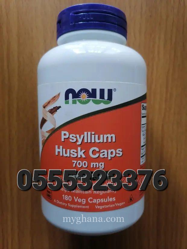 Now Psyllium Husk Caps 500 mg