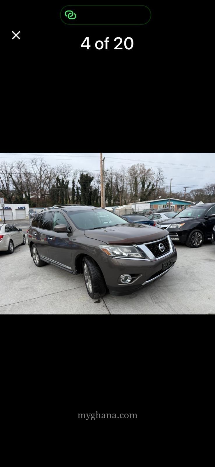 Fresh 2016 Pathfinder platinum for grabs.