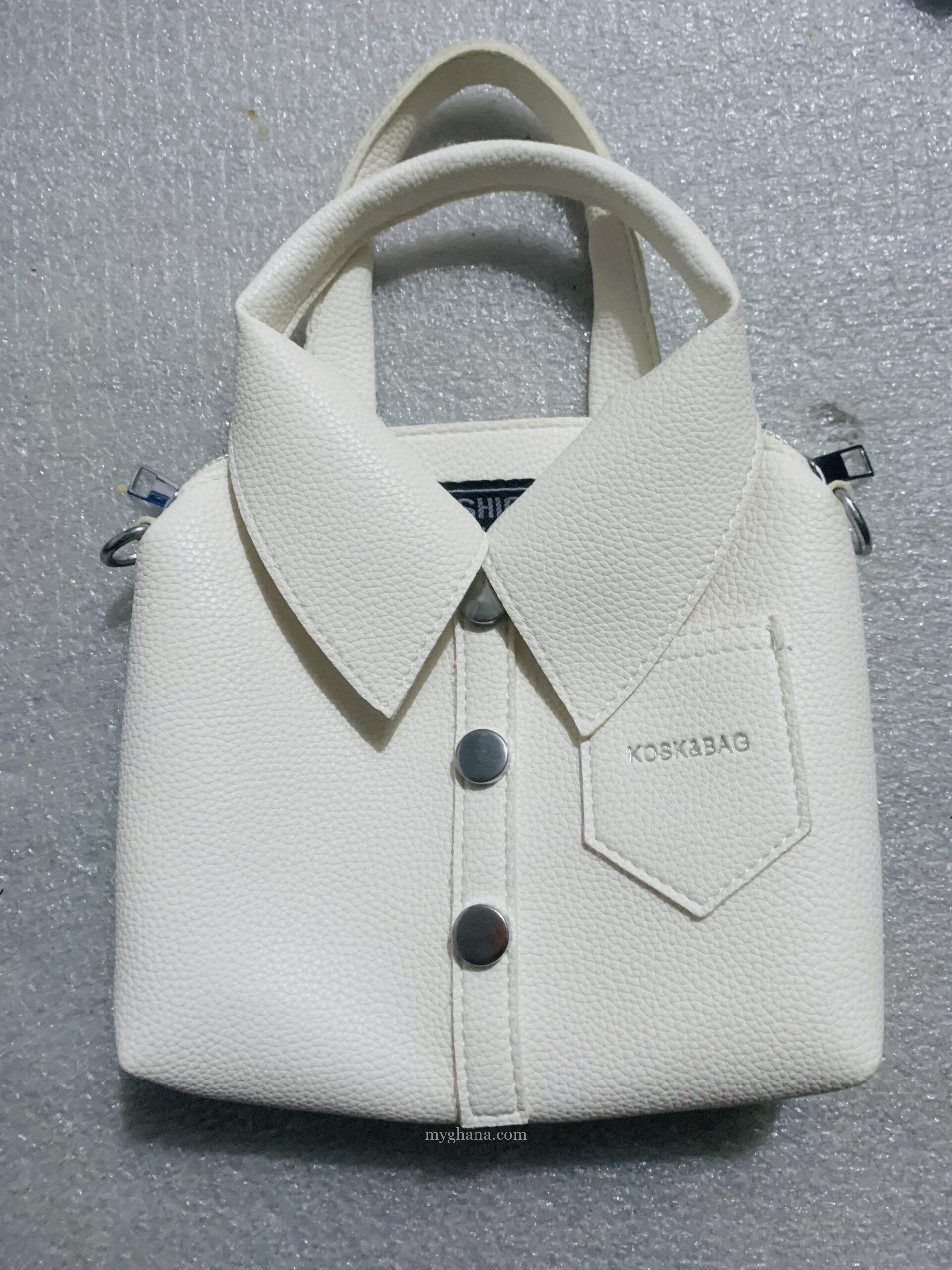 Ladies leather shirt bag