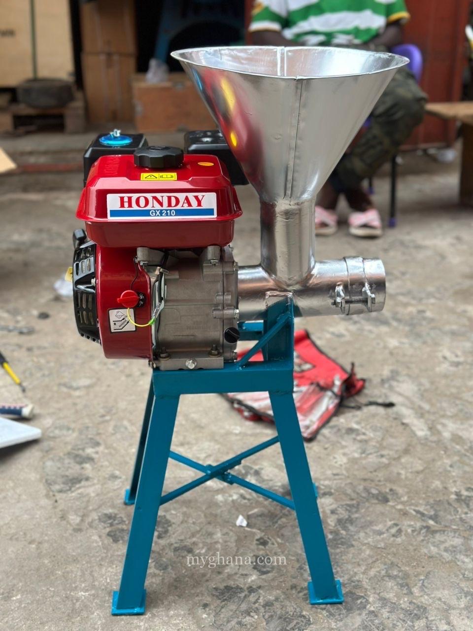 Commercial fufu machine with 7.5hp gasoline engine