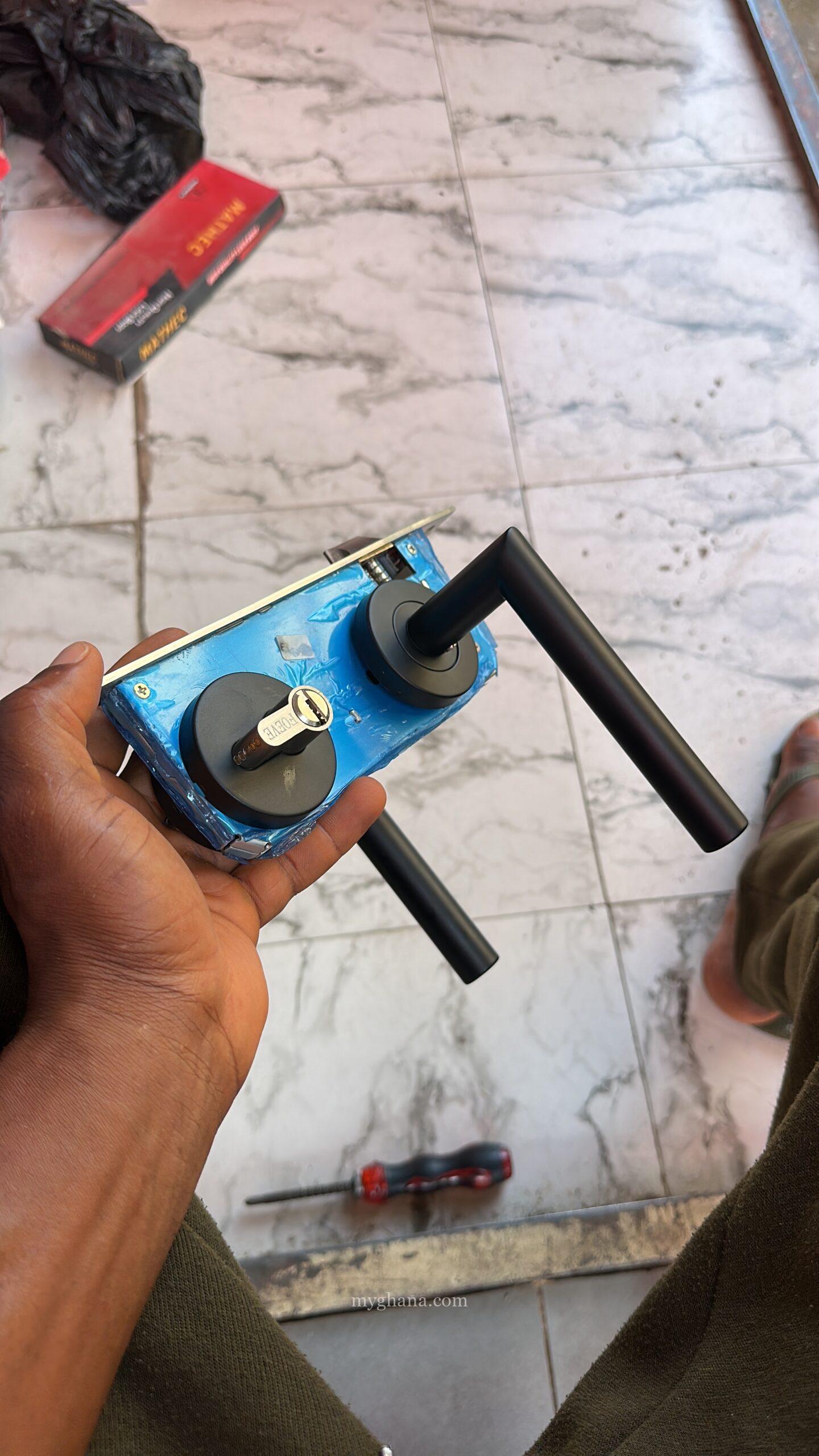 Door lock separate locks