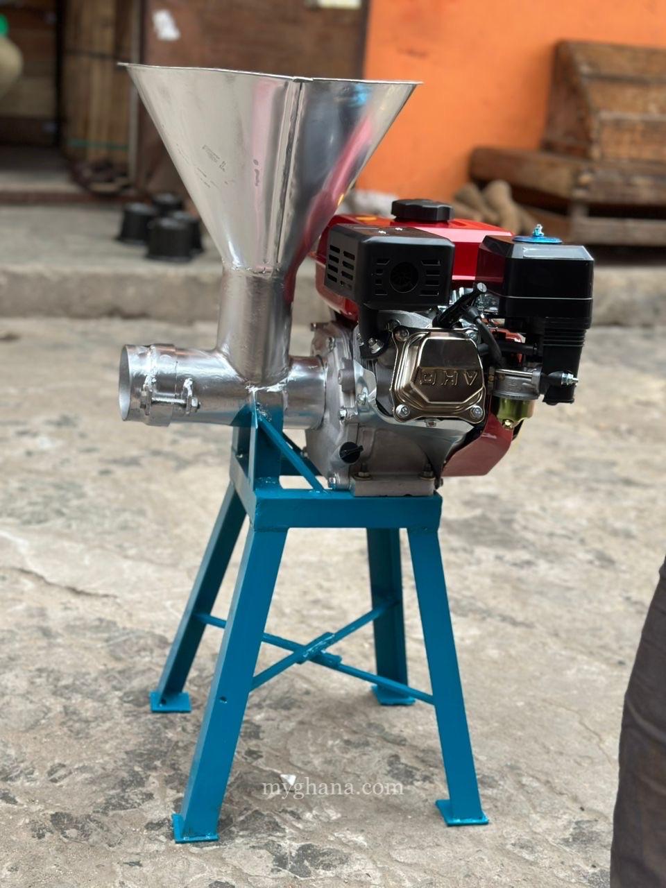 Commercial fufu machine with 7.5hp gasoline engine