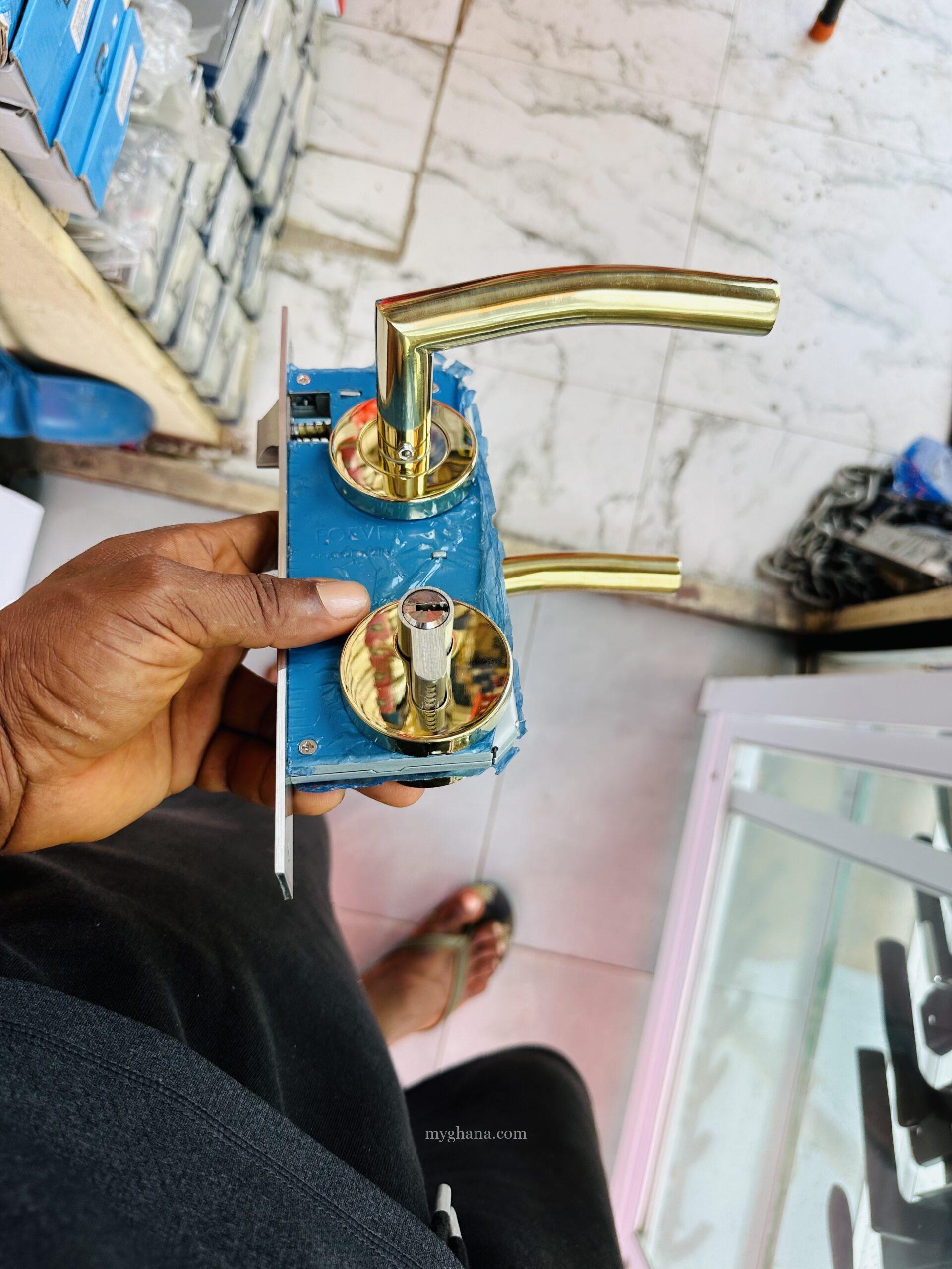 Separate locks door lock