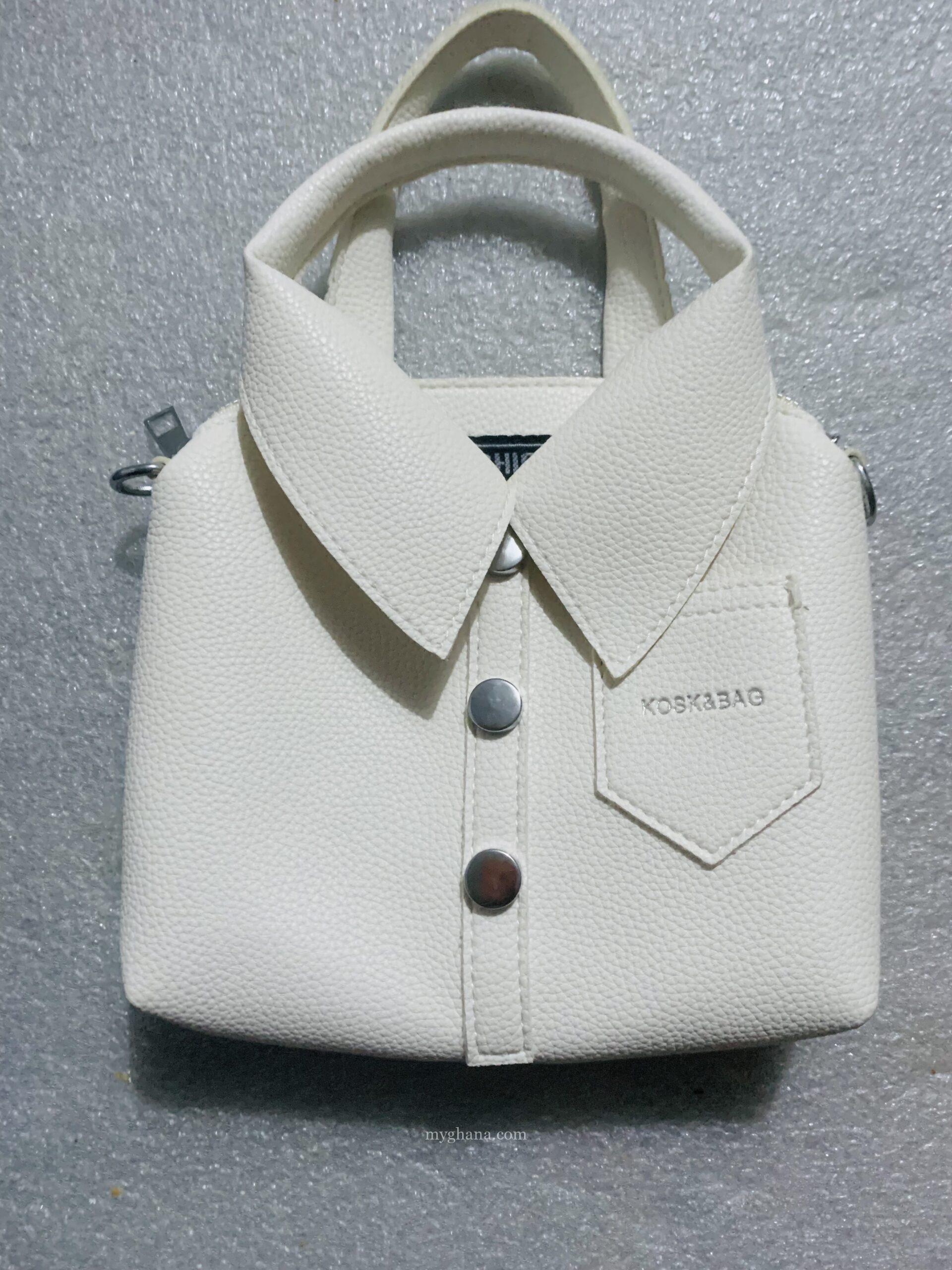 Ladies leather shirt bag