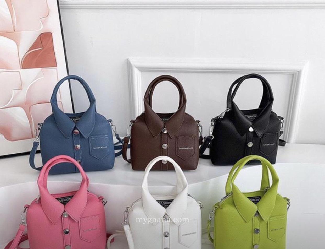 Ladies leather shirt bag