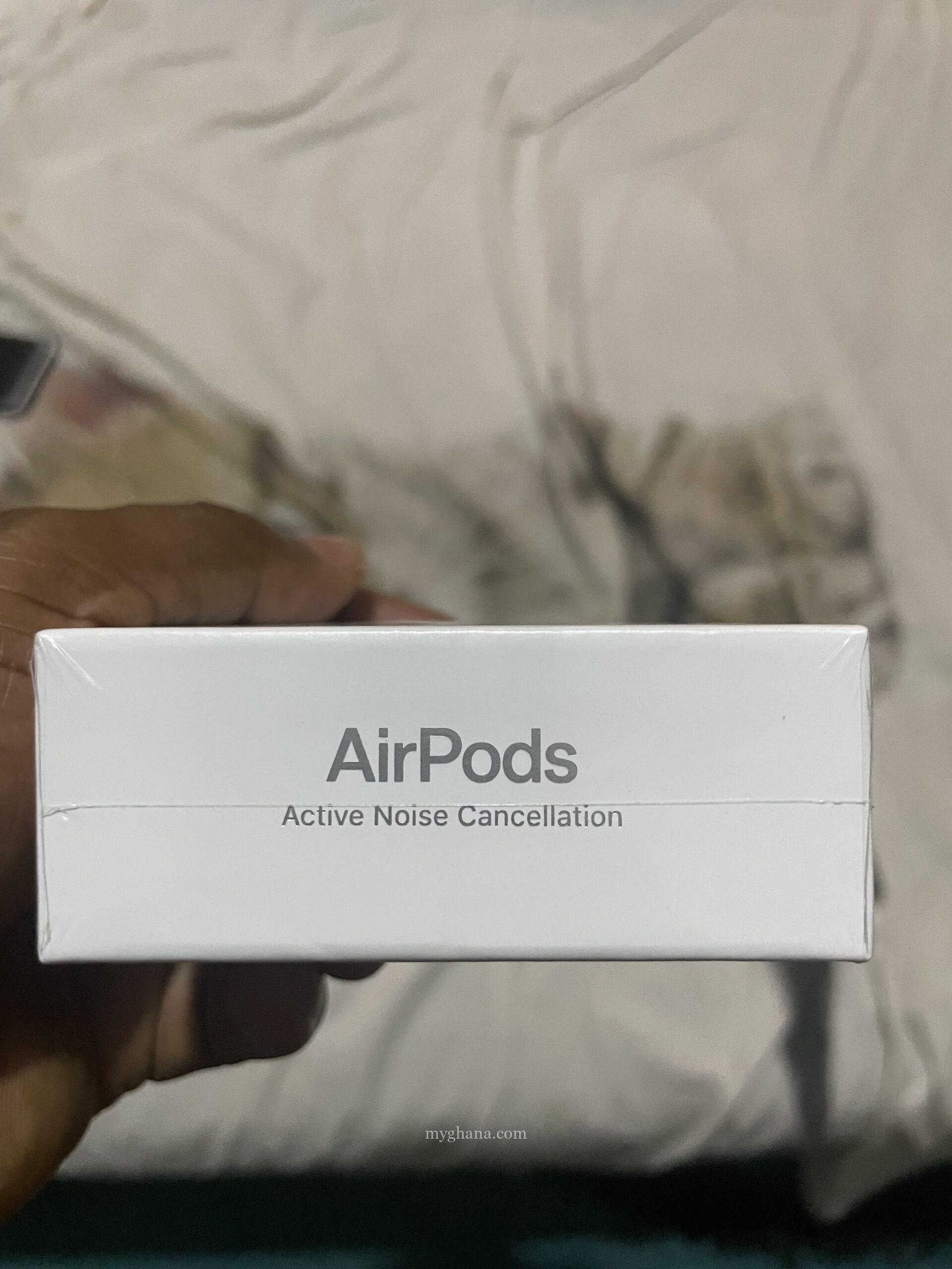 AirPods 4 with active noise cancellation..
