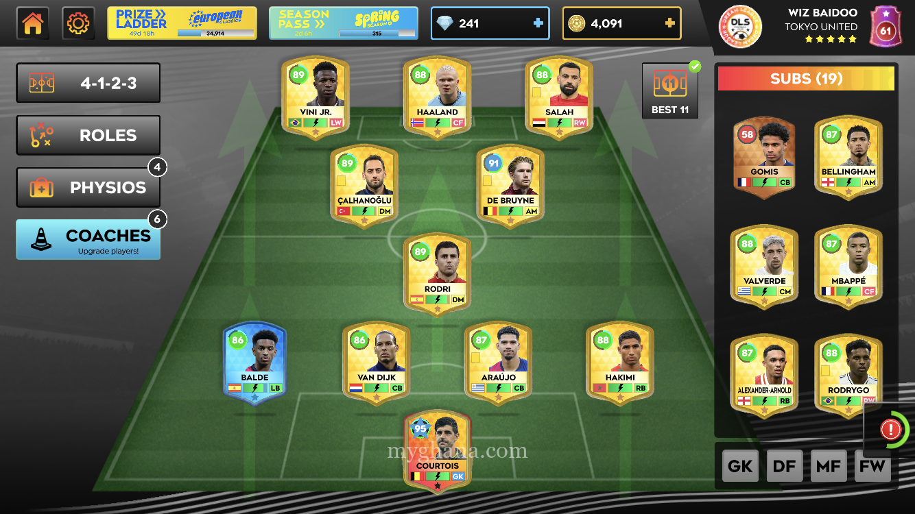 Dream league account for sale
