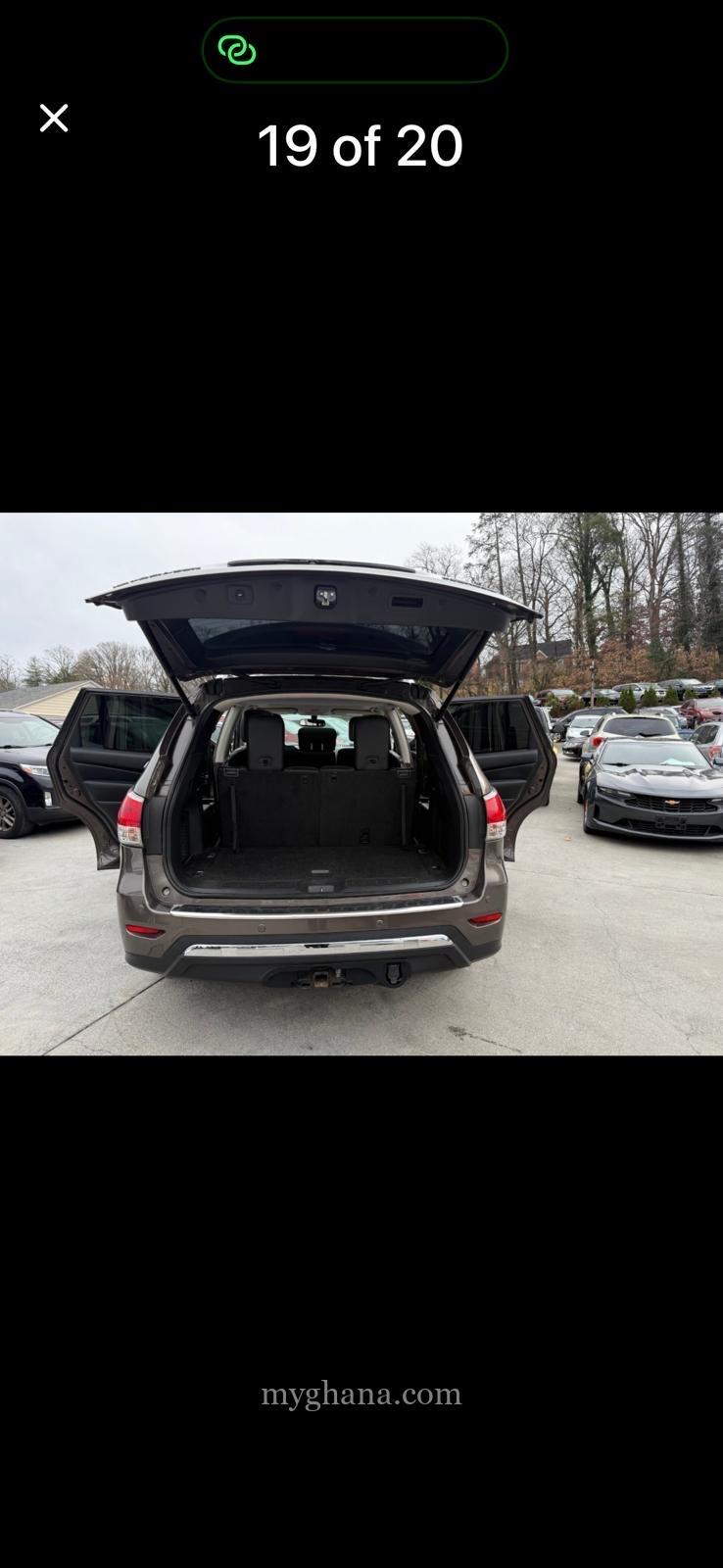 Fresh 2016 Pathfinder platinum for grabs.