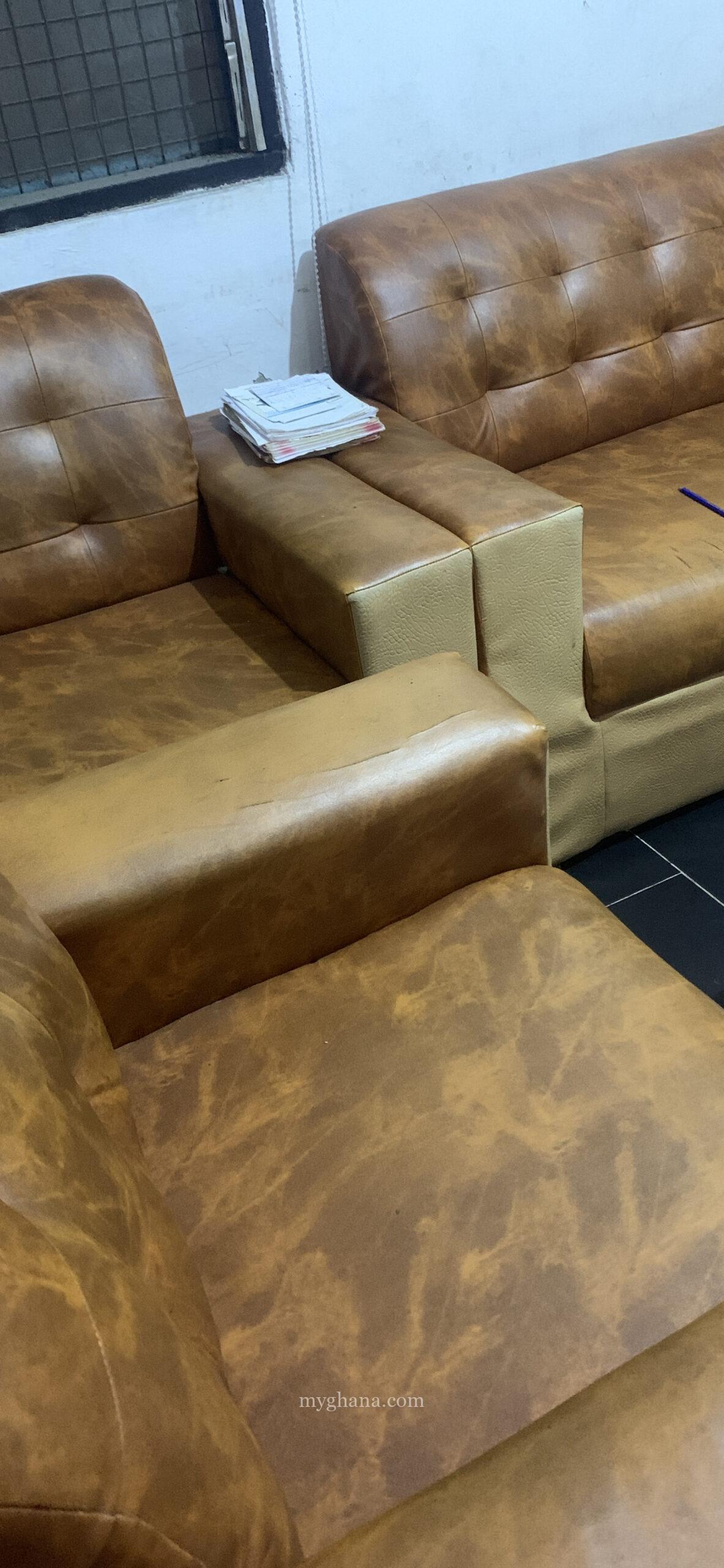 Leather sofa