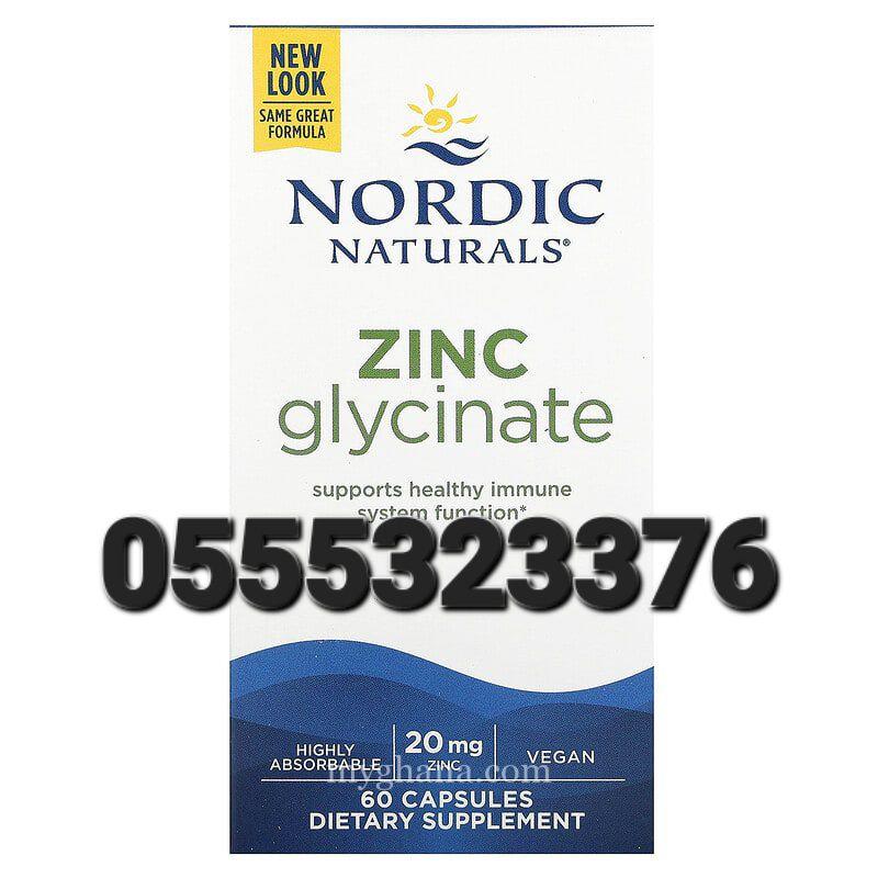 Nordic Naturals Zinc Glycinate 60Capsules 20mg