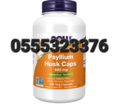 Now Psyllium Husk Caps 500 mg