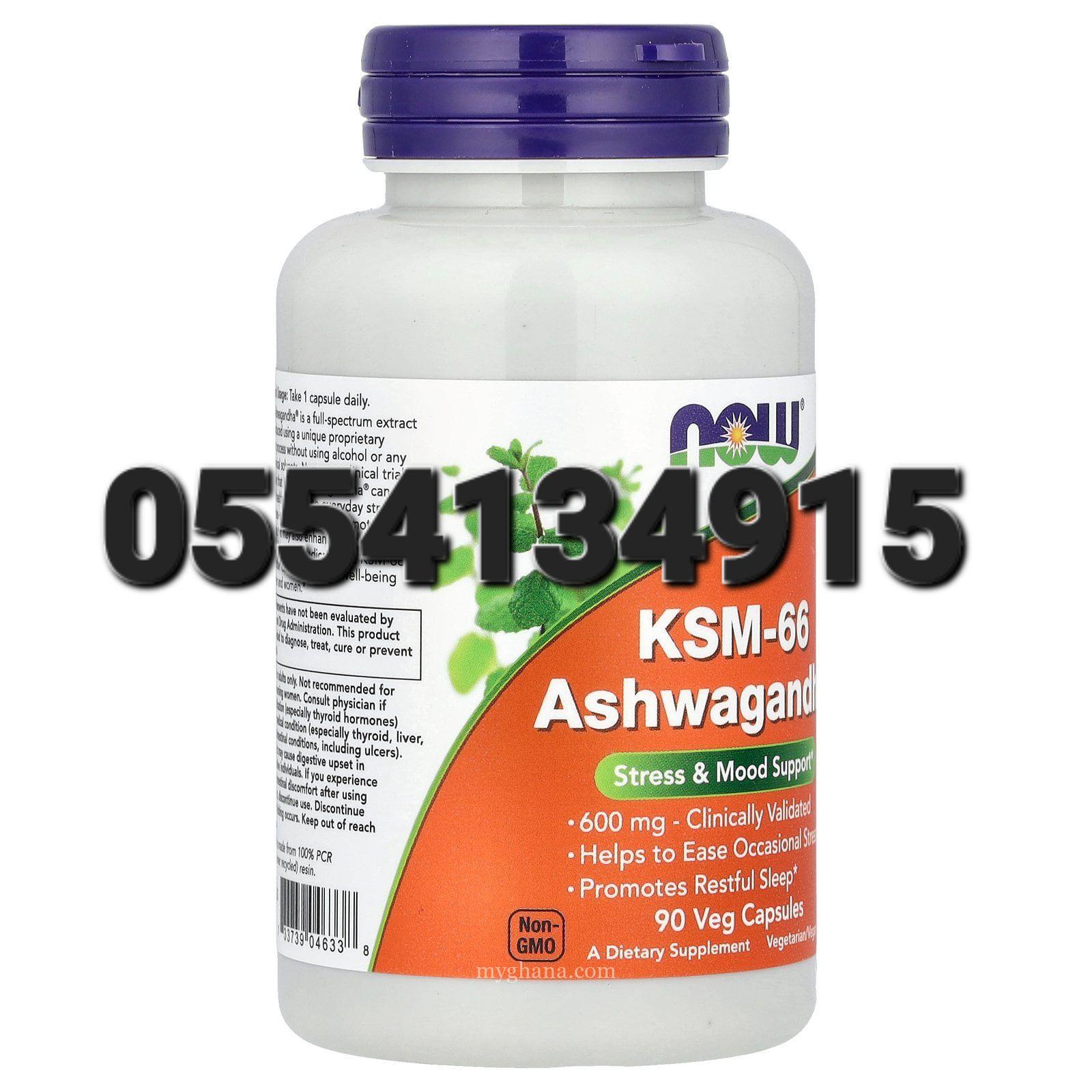 Now KSM-66 Ashwagandha