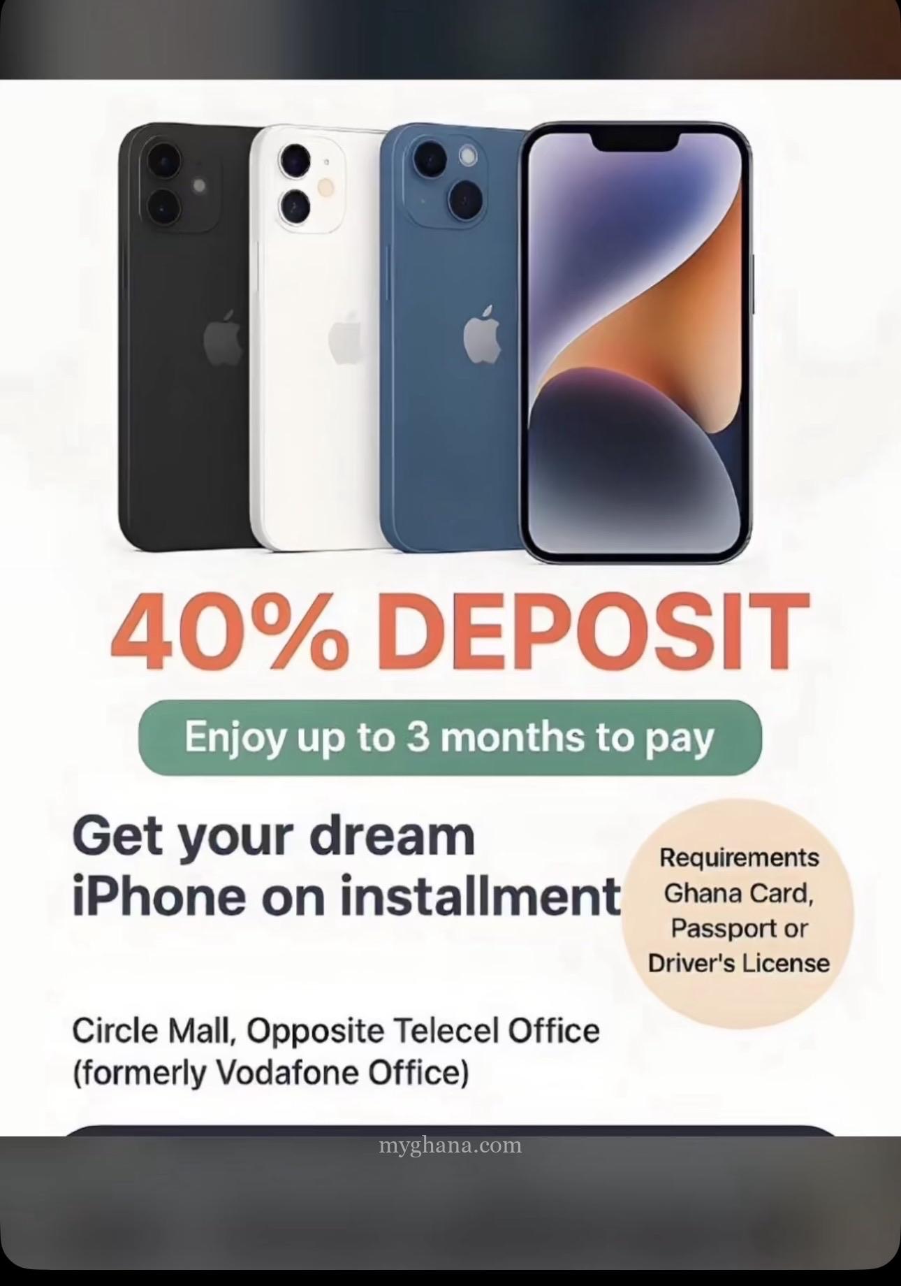 iPhone installment available