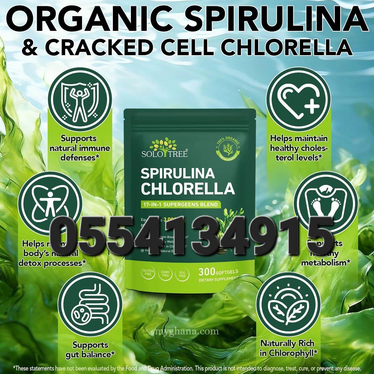 Spirulina Chlorella Tablets Ghana