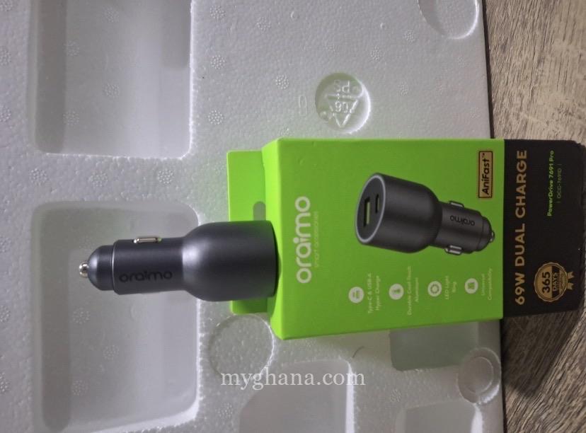 Brand New oraimo 69W Dual Super Car Charger ⚡
