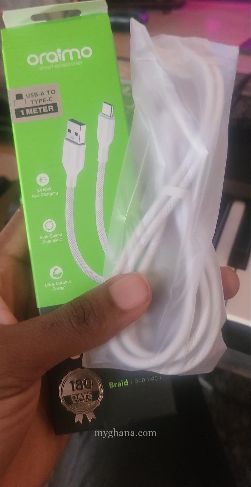 oraimo RobustLine – 2A Micro-USB Cable (1M)