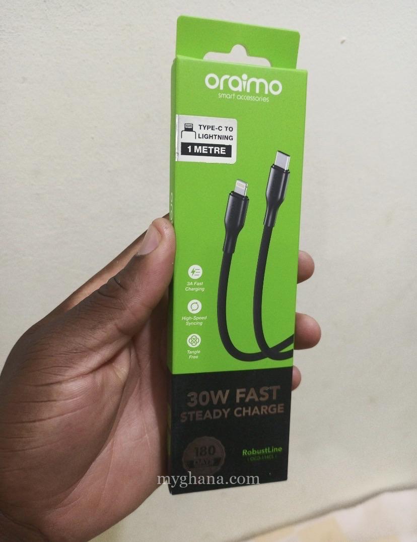 oraimo RobustLine – 2.4A Type-C to Lightning Data Cable