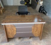 Executive office desk and chair