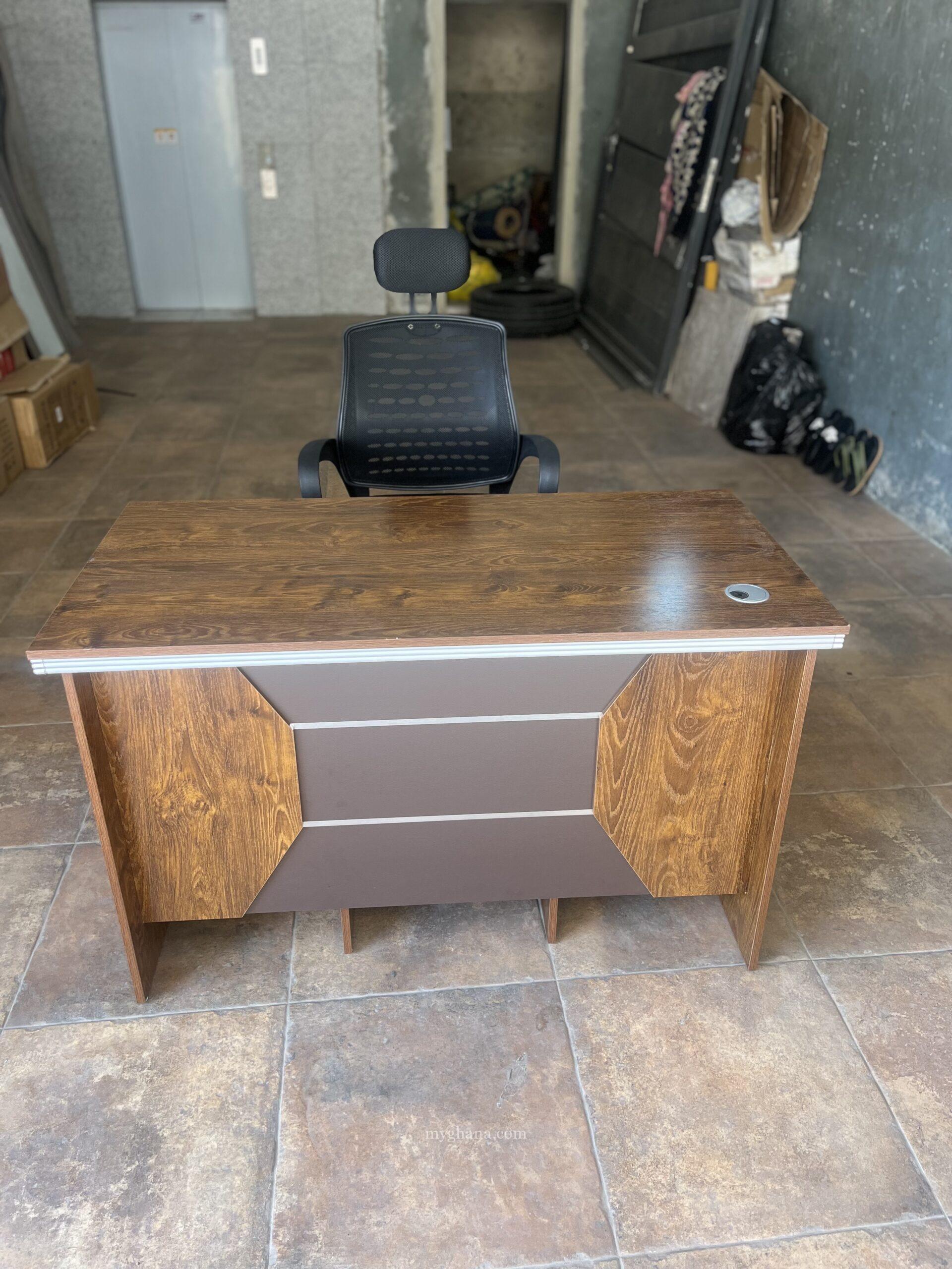 Executive office desk and chair