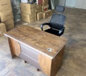 Executive office desk and chair