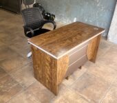 Executive office desk and chair