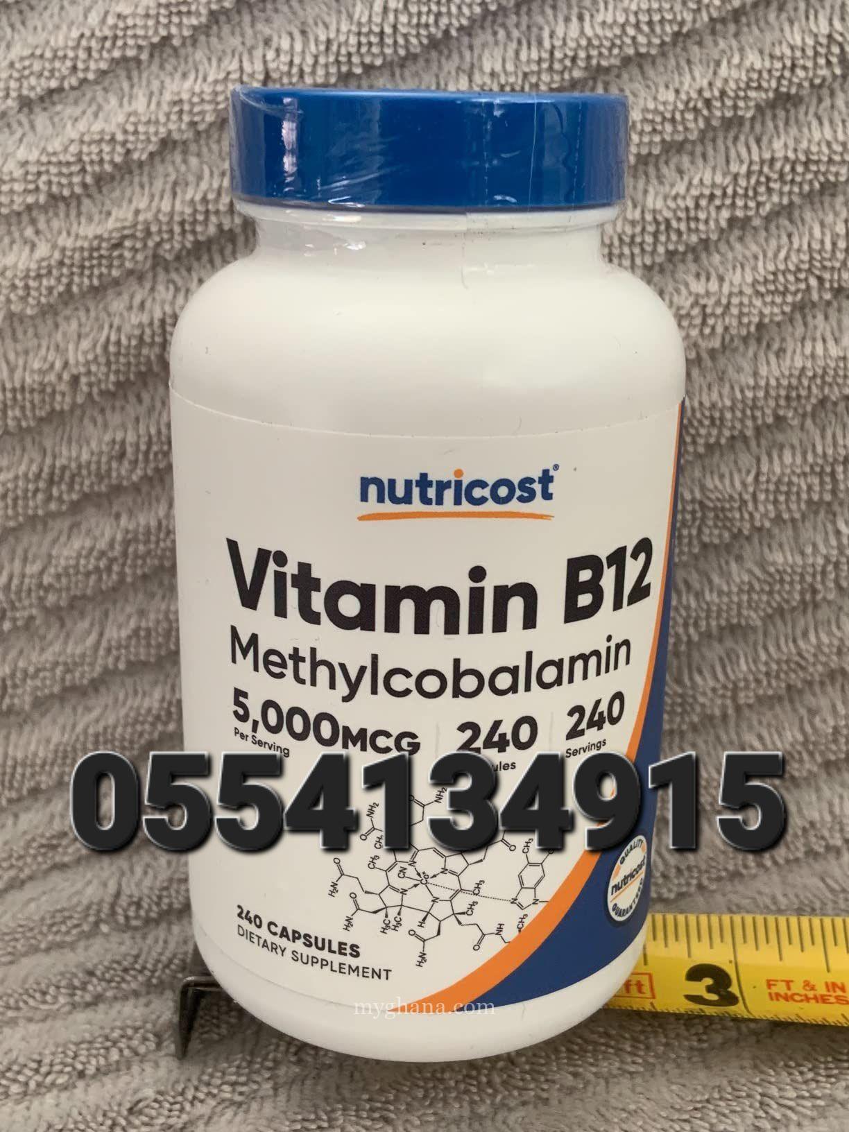 Nutricost Vitamin B12 Methylcobalamin 1000mcg 240 Capsules