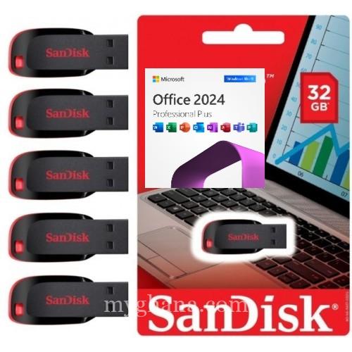 32gb Usb Pendrive (With Microsoft Office 2024 Inside)