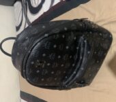 MCM Black Monogram Backpack – Stylish Luxury Designer Bag