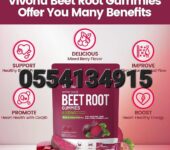 VIVONU Super Beetroot Gummies 8-in-1 Premium Energy