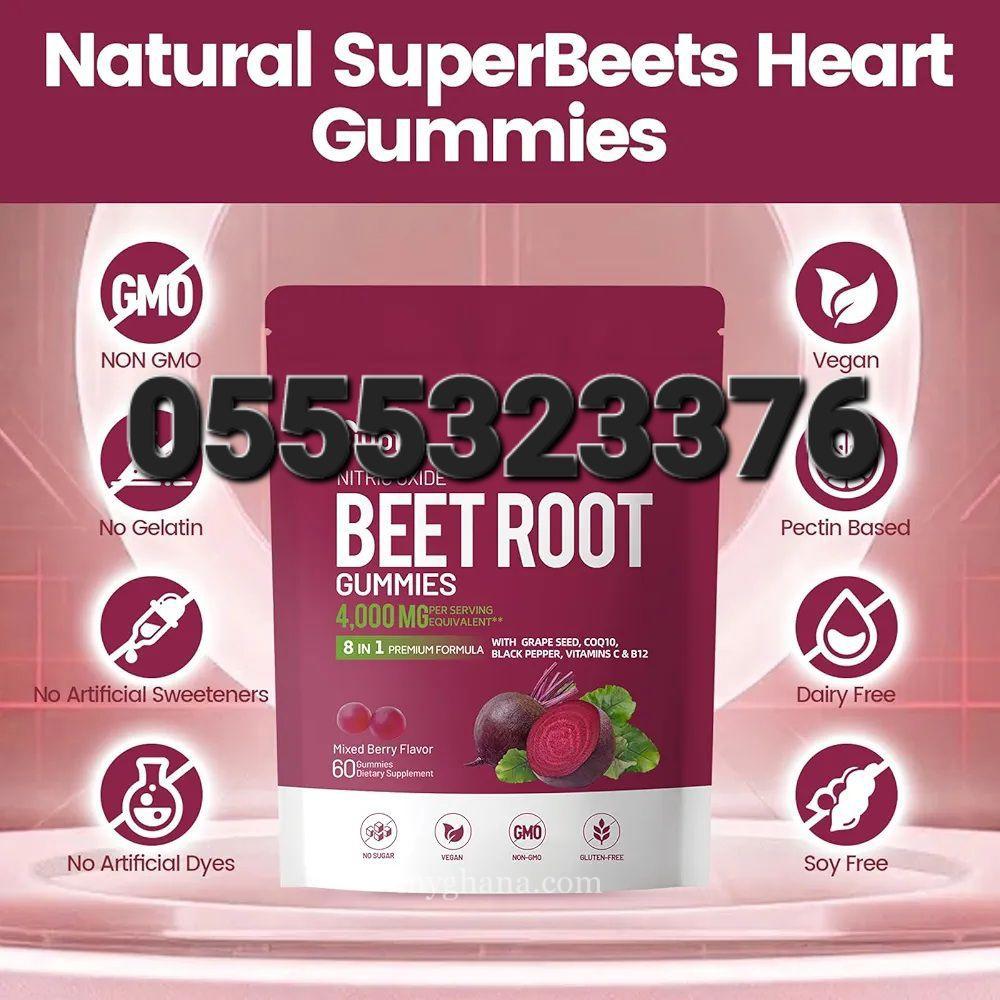 VIVONU Super Beetroot Gummies 8-in-1 Premium Energy