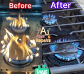 Gas stove repair