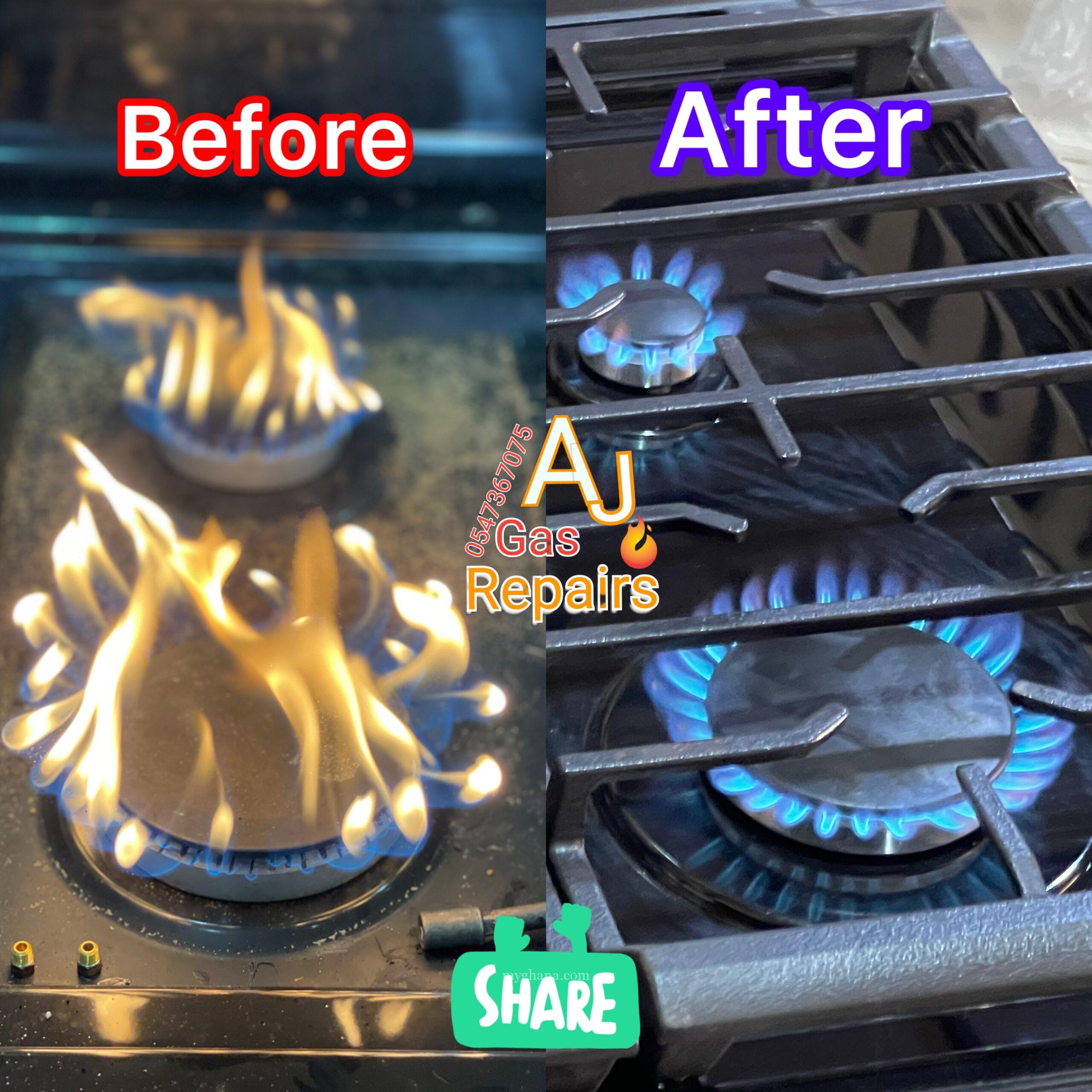 Gas stove repair