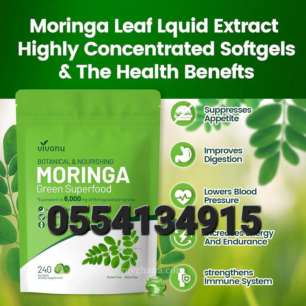 VivoNu Pure Moringa Capsules, Moringa Leaf Extracts