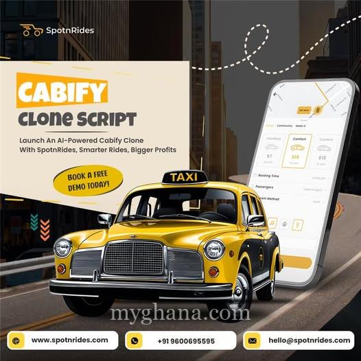 Start Your Ride-Hailing Business with SpotnRides Cabify Clone