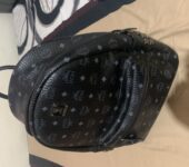 MCM Black Monogram Backpack – Stylish Luxury Designer Bag