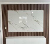 Tv unit with lights