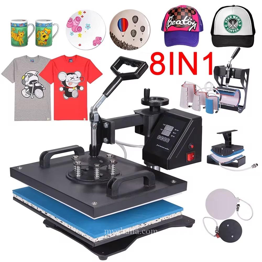 8 in 1 heat press machine