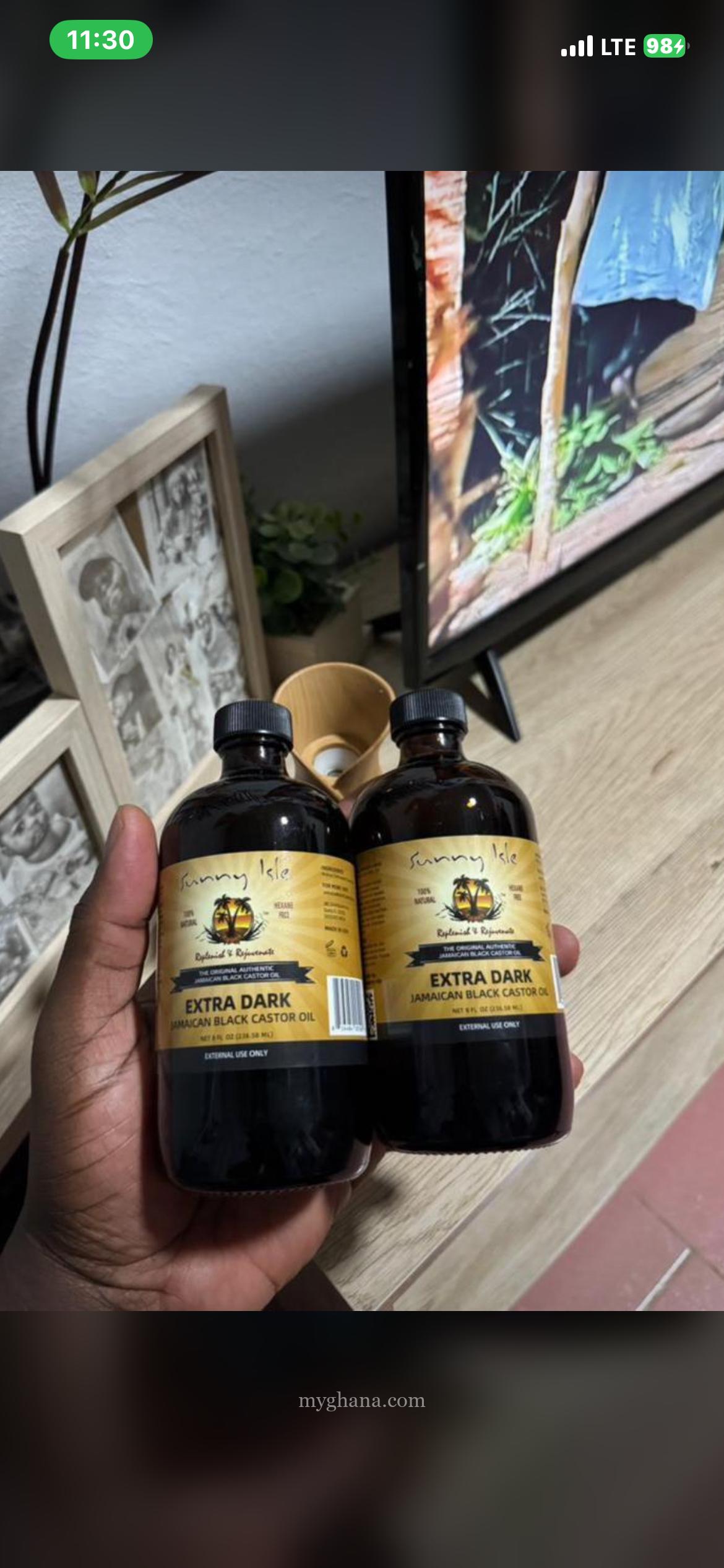 Jamaica castor oil extra dark