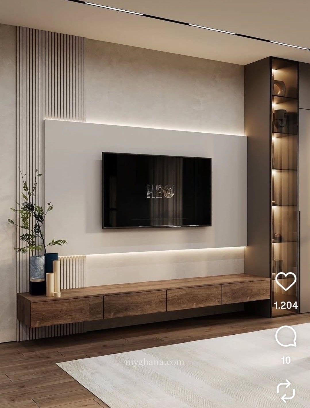 Morden tv unit