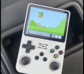 Handled gaming console